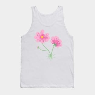 Cute Colorful Flower Tank Top